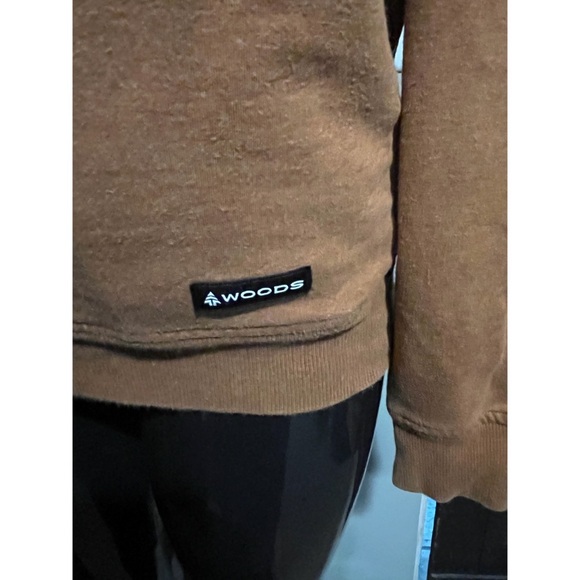 Woods Outdoor Brown Crewneck Sweater - Picture 4 of 6